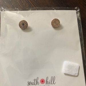 Rose gold studs